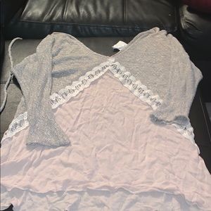 Day trip blouse that ties in the back.